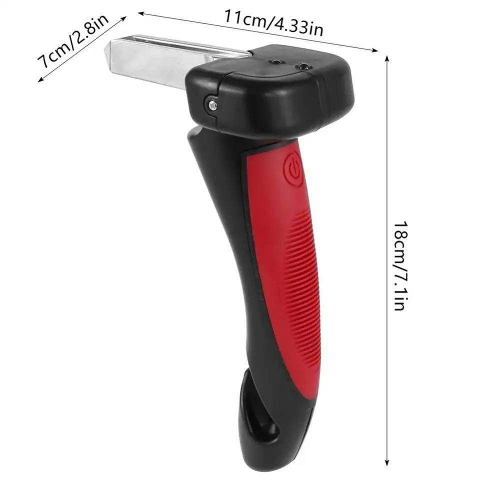 Drundy Car Handle 4 in 1 (Handle Aid, Escape Hammer, Seatbelt Cutter, LED Flashlight)